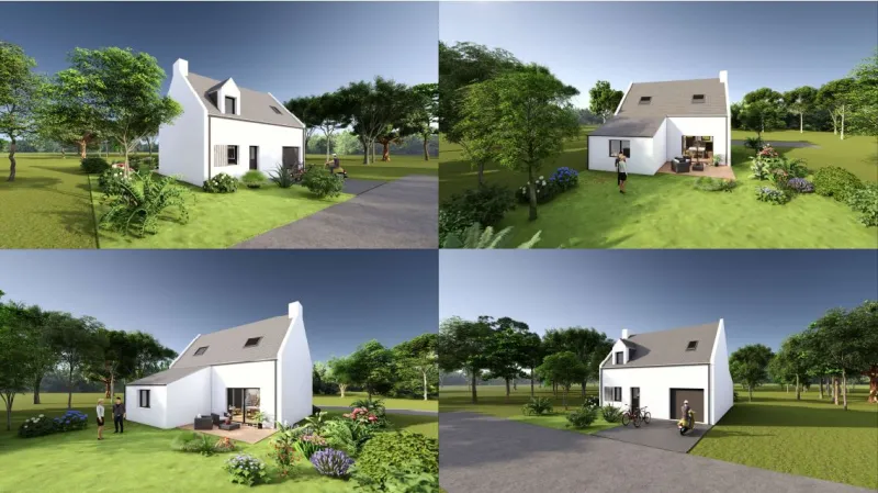 Maison neuve à Groix