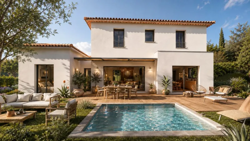 Maison neuve à Bouzigues
