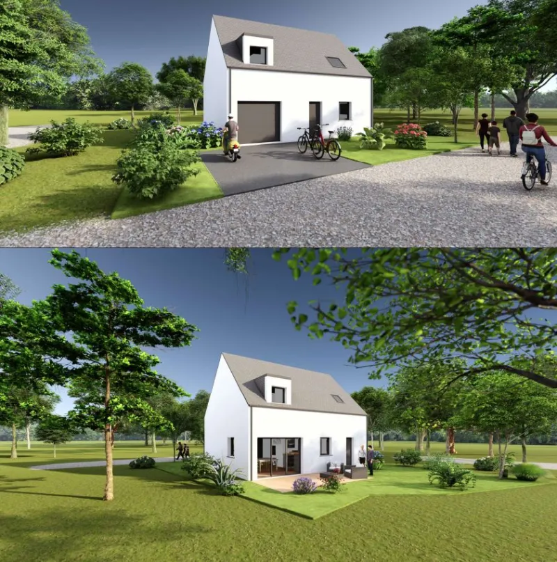 Maison neuve à Crach