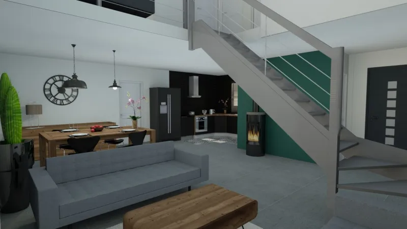 Berlin 2 chambres 65m², modèle de maison C Ma Maison