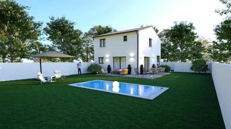 Maison neuve à Garrigues