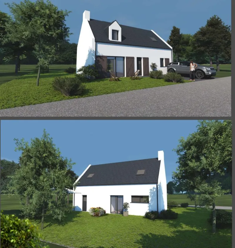 Maison neuve à Groix