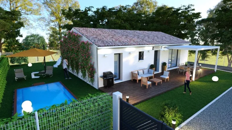 Maison neuve à Pouzols