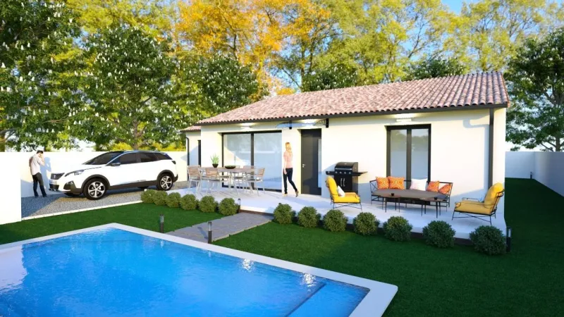 Maison neuve à Vailhauquès