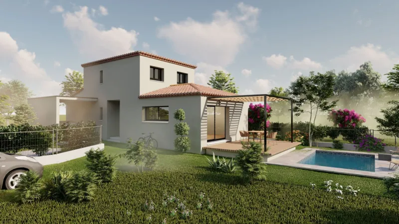 Maison neuve à Prades-le-Lez