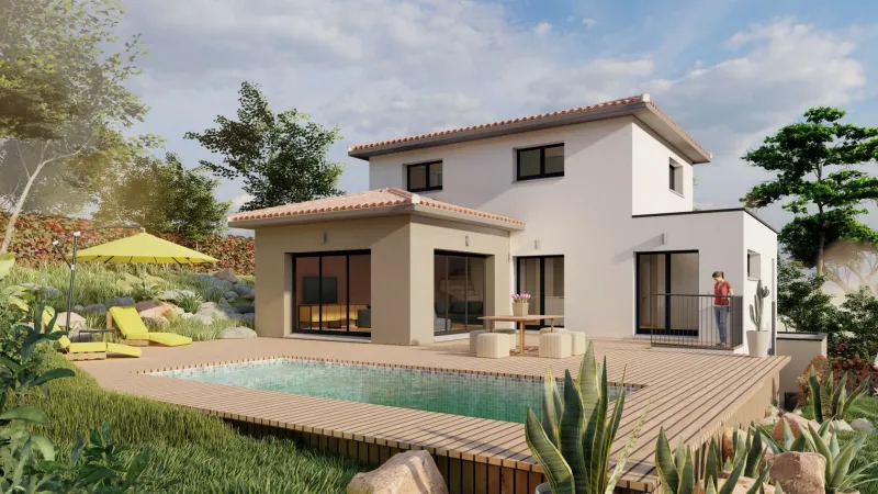 Maison neuve à Prades-le-Lez