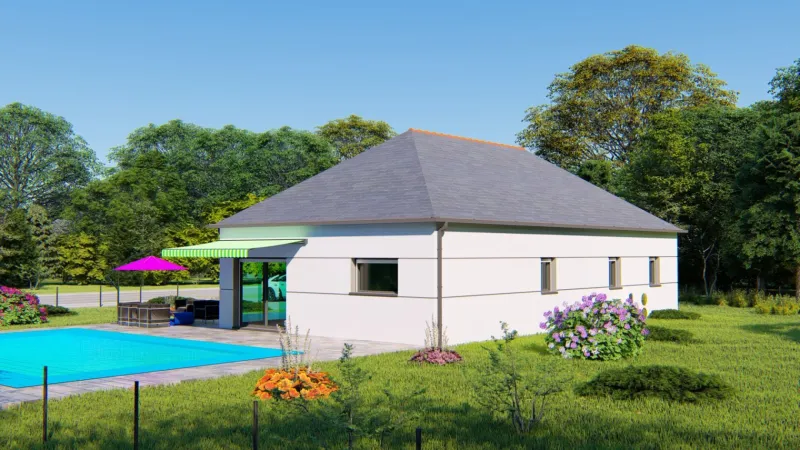 Modele 26-3ch93, modèle de maison Prestige Réalisation
