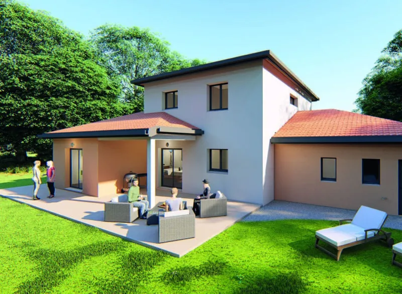 Sparassiss 5ch135, modèle de maison MAISONS CECILE ROBIN