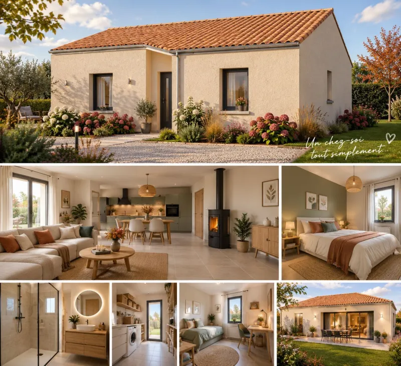 Maison neuve à Bignoux