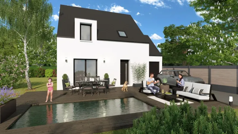 Maison neuve à Le Tour-du-Parc