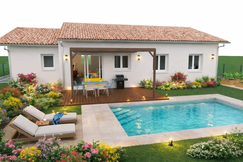 Maison neuve à Saint-Jean-de-Marsacq