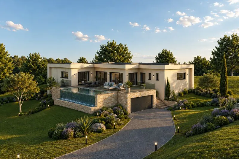 Cote de l'hormet, modèle de maison DEMEURES RHÔNE-ALPES