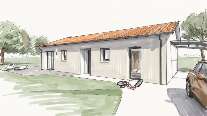 Maison neuve à Veauche