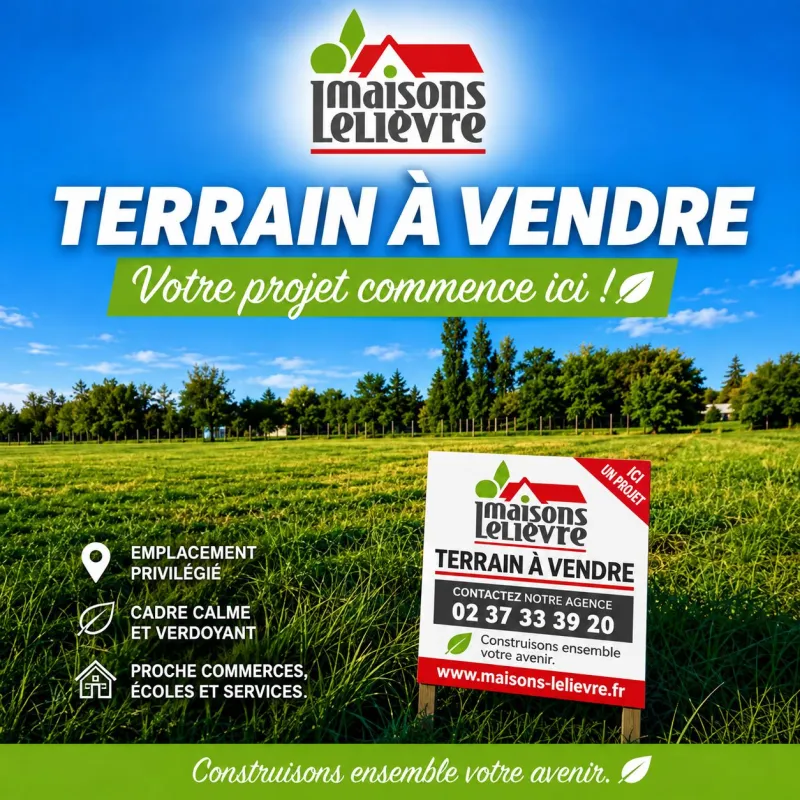 Terrain à bâtir à Aunay-sous-Crécy