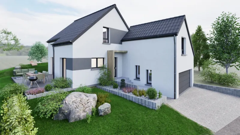Maison neuve à Blotzheim