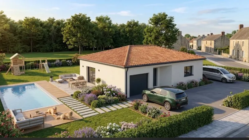 Maison neuve à Balanzac