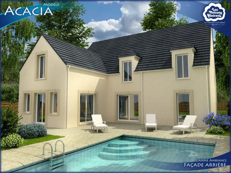 Acacia-5ch225, modèle de maison Maisons Clairval