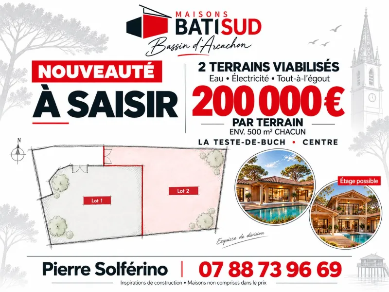 Terrain à bâtir à La Teste-de-Buch