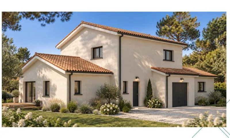 Etage - 134m² - garage, modèle de maison GIB CONSTRUCTION