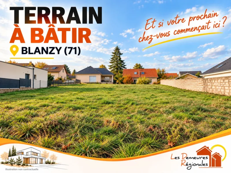 Terrain à bâtir à Blanzy