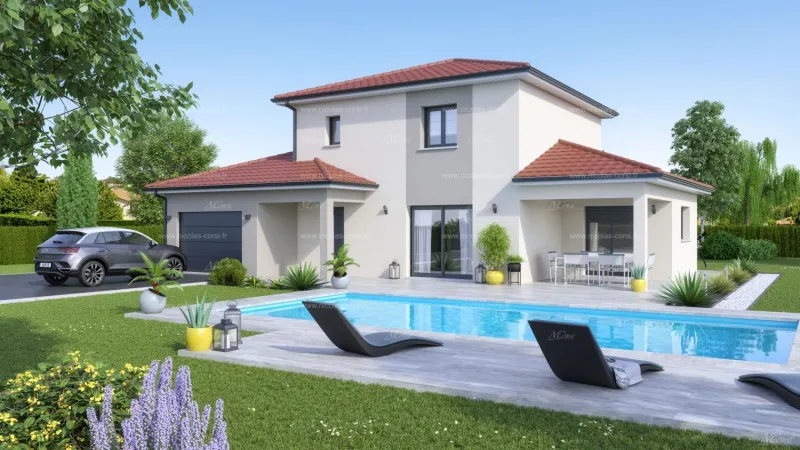 Maison neuve à Vézeronce-Curtin