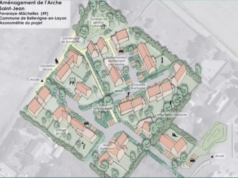 Terrain à bâtir à Faveraye-Mâchelles