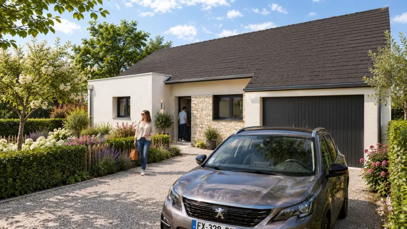 Brune 3 Chs + Garage, modèle de maison Maisons Françaises Bretonnes
