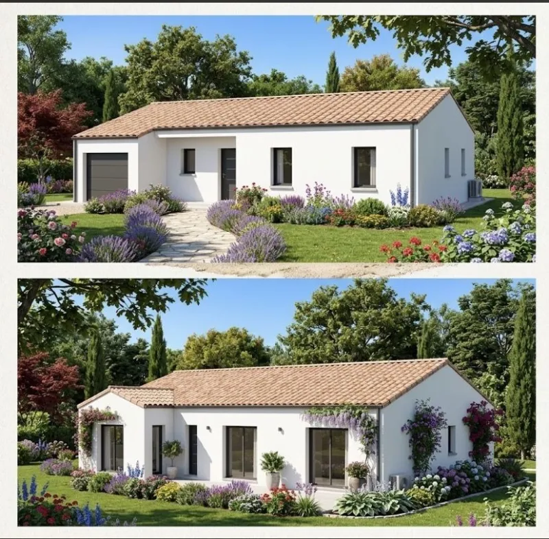 Maison 3 chambres avec Garage, modèle de maison Maisons du Marais