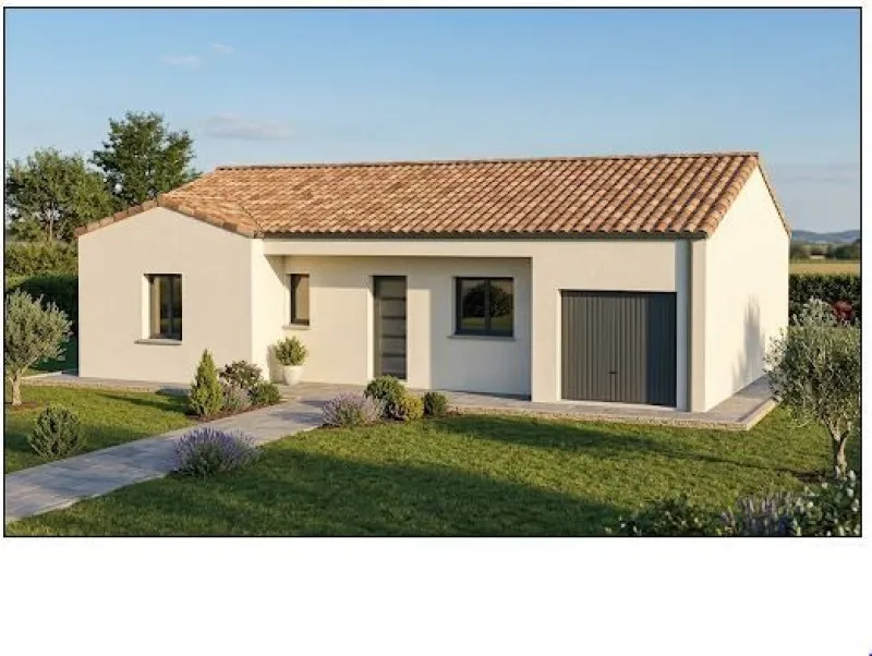Maison plain pied avec garage, modèle de maison Maisons du Marais
