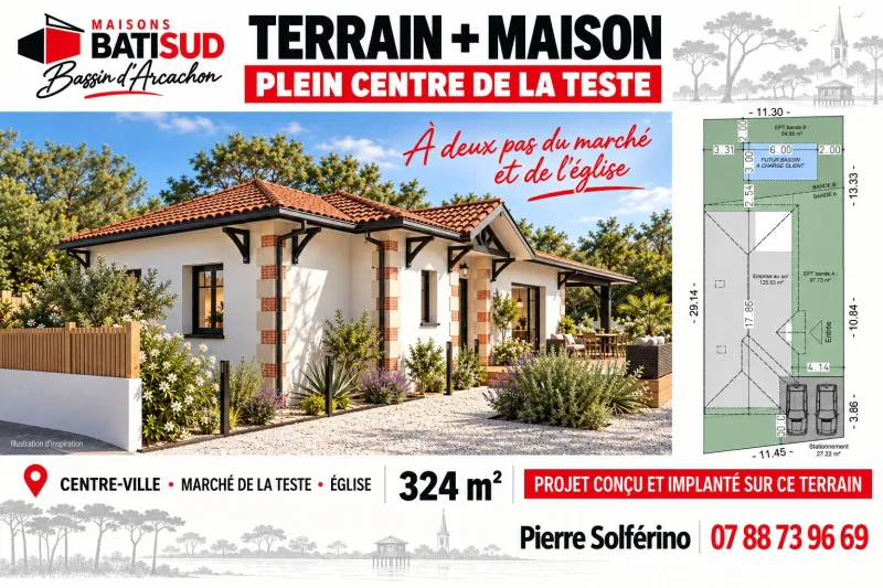 Mbs - 5-3 Ambiance Mer -90m² - Modele Rectangle - Tc -, modèle de maison MAISONS BATI SUD
