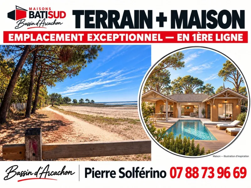 MBS - 3. Lanton-AMBIANCE MER 100M² MODELE U - BARDAGE&AC, modèle de maison MAISONS BATI SUD