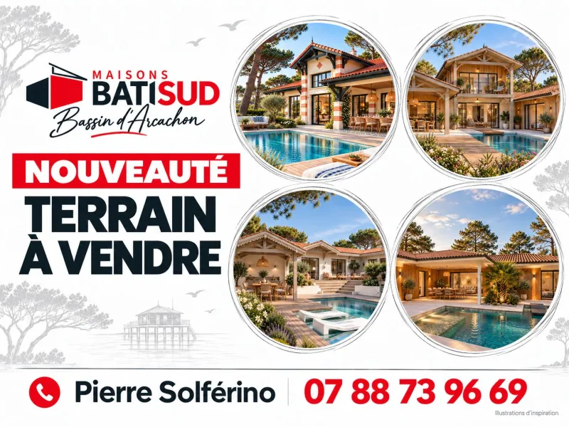 Terrain à bâtir à Audenge