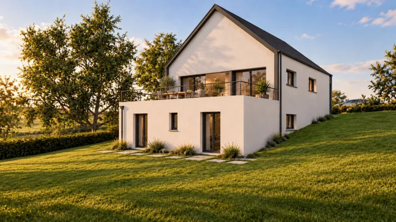 Maison neuve à Loyat