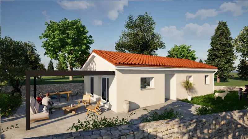 Maison neuve à Cuzieu