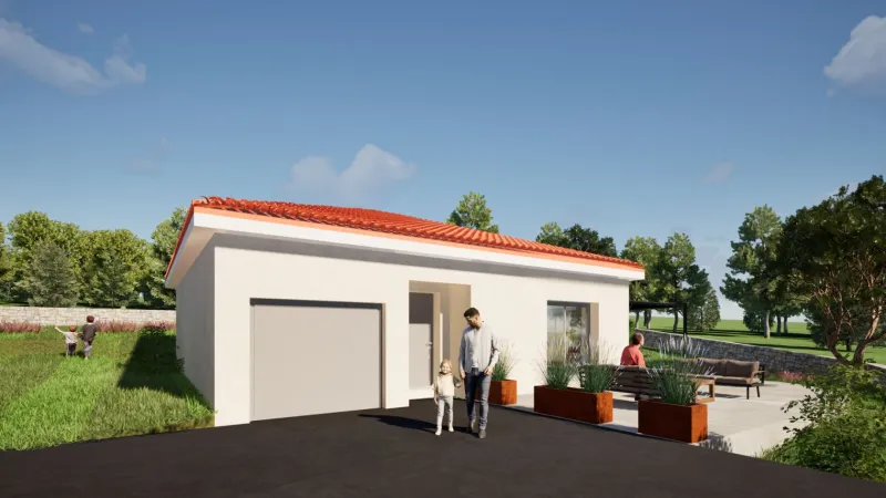 Maison neuve à Saint-Cyprien