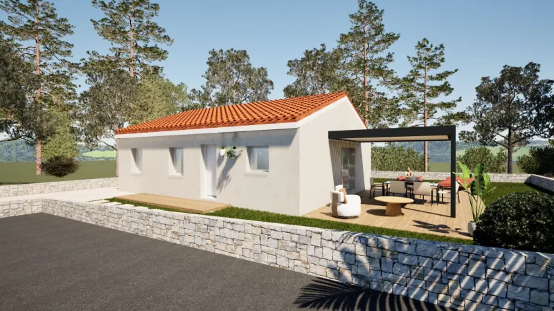 Maison neuve à Saint-Cyprien