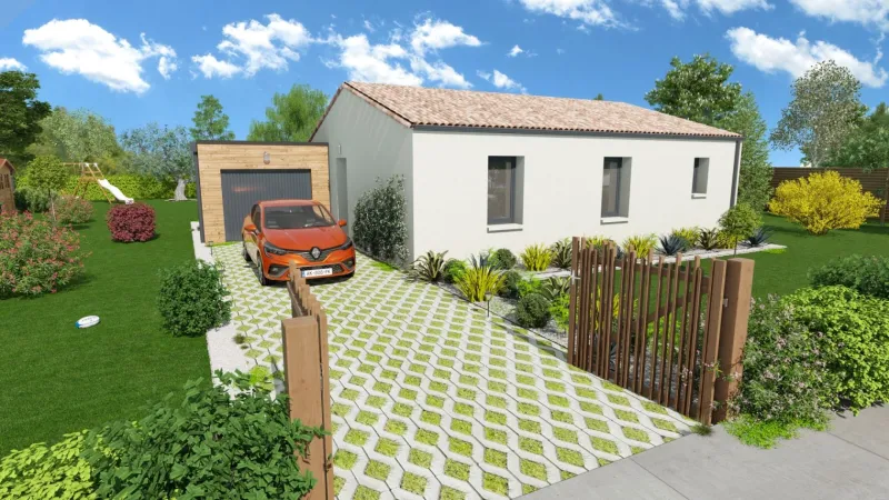 Maison neuve à Gouex