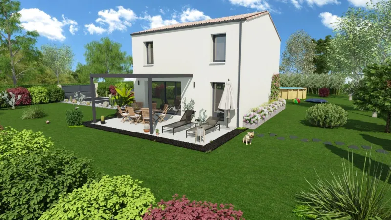 Optima 90 R+1, modèle de maison Maisons BEBIUM - Puy-de-Dôme
