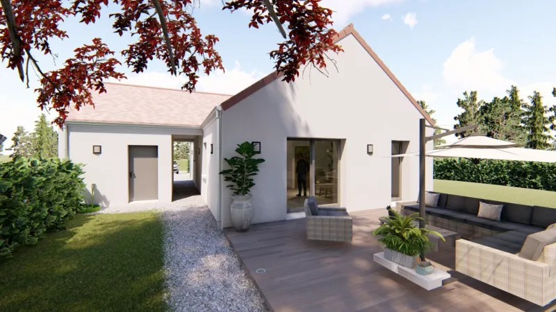 Heloïse-2ch90, modèle de maison Maisons Chênes