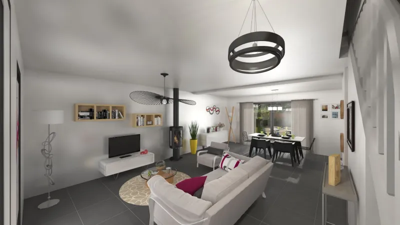 Louane 5ch135, modèle de maison Maisons Chênes