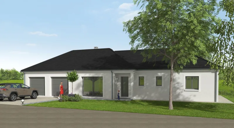 Maison neuve à Saint-Martin-d'Abbat