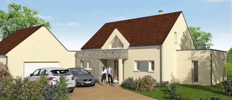 Louna 3ch149, modèle de maison Maisons Chênes