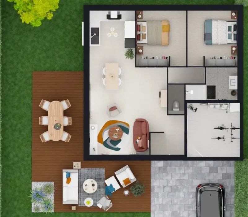 Maison neuve à Nesmy