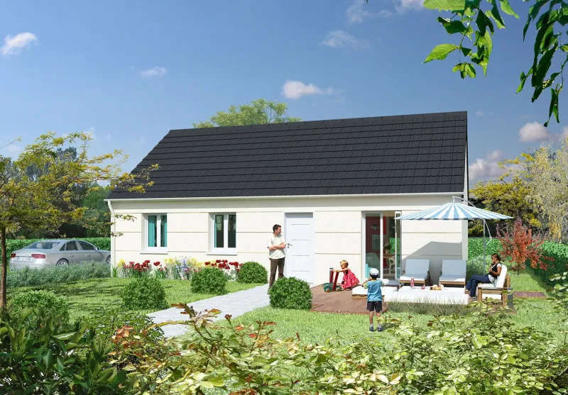 Maison neuve à Vaucourtois