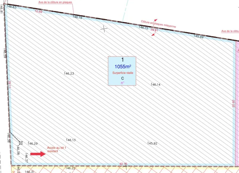 Terrain à bâtir à Soulaires