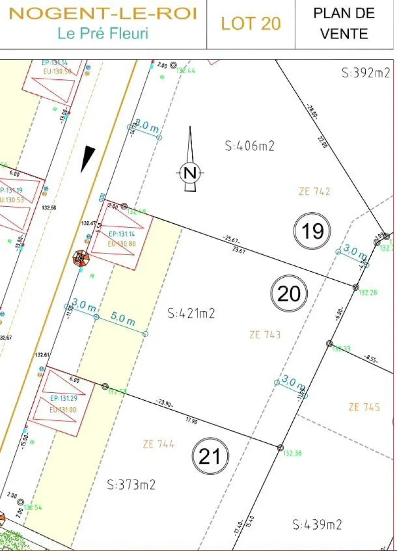 Terrain à bâtir à Nogent-le-Roi