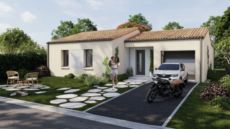Maison neuve à Saint-Maxire