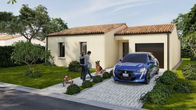 Maison neuve à Sainte-Verge