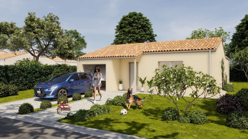 Maison neuve à Aiffres
