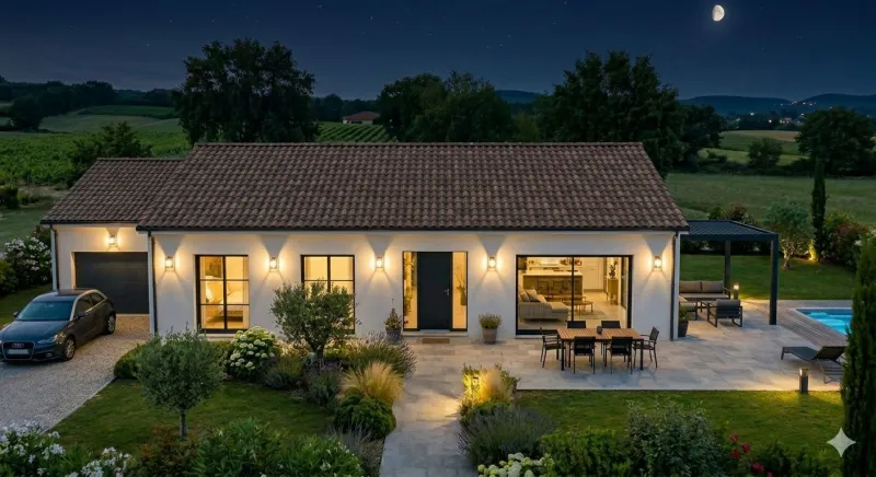 Maison neuve à Mervent
